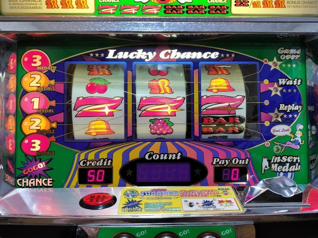 【パチスロ実機】北電子★ゴーゴージャグラーV【不要機付】４号機・レア