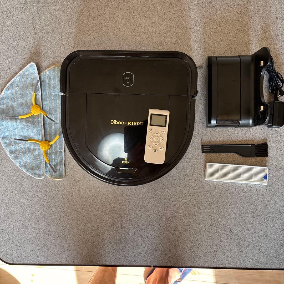 D SHAPE EXCLUSIVE DESIGN」のロボット掃除機〔動作確認済〕