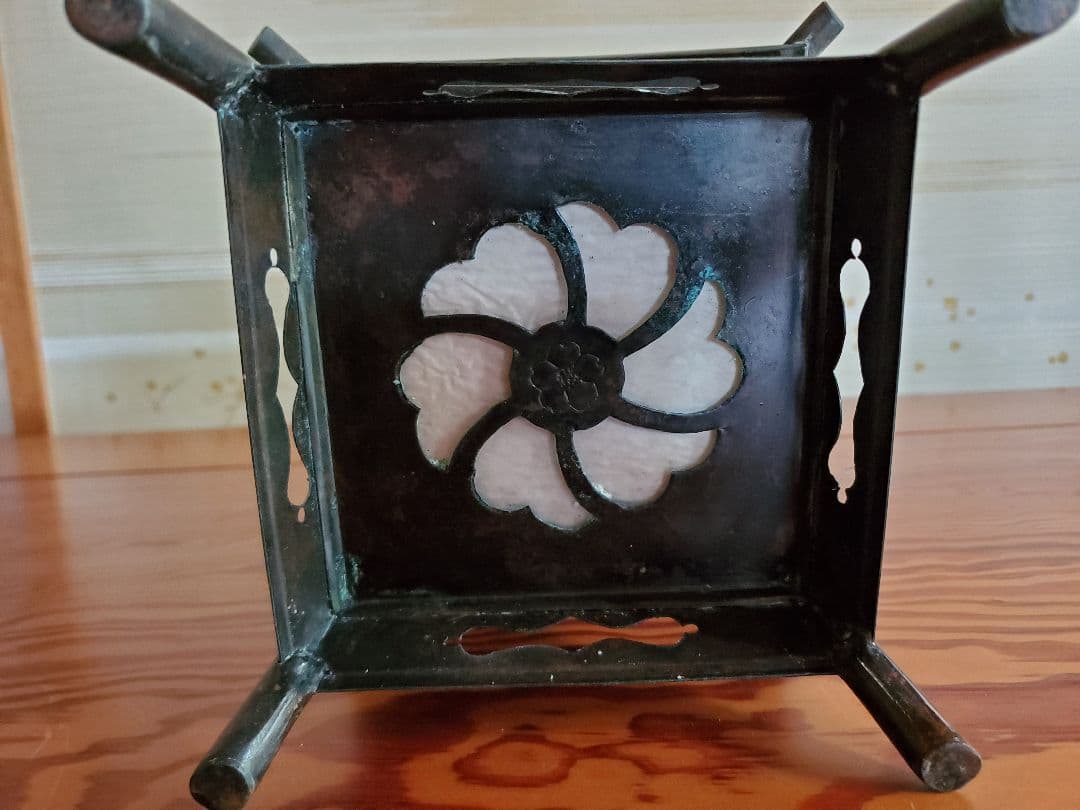 灯籠　銅製　年代物　アンティーク　美品　骨董品　No.2