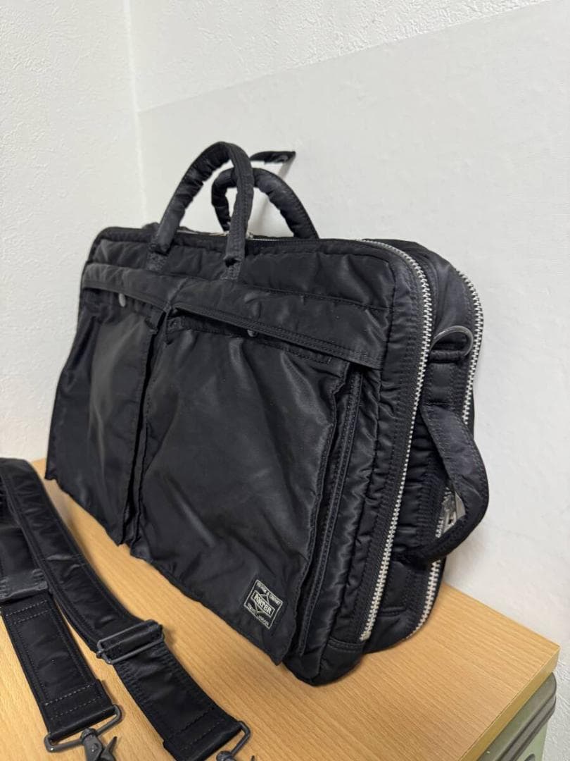 完売品 PORTER TANKER 3WAY BRIEFCASE 2層式 黒