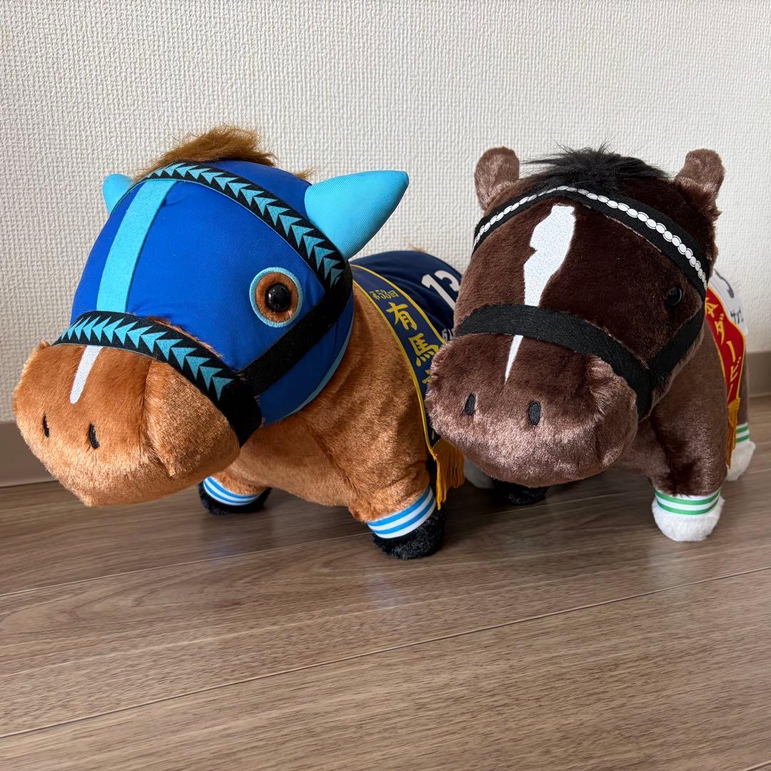 本日のみ！緊急値下げダイワスカーレット＆ウオッカサラコレふわふわBIGぬいぐるみ