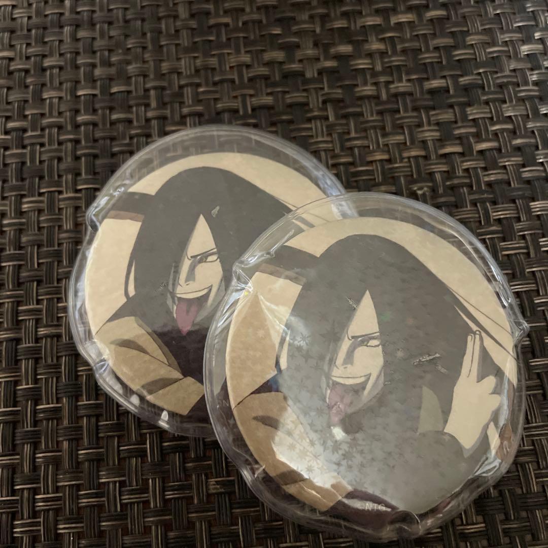 NARUTO ナルト展 缶バッジ 大蛇丸　96個　カバー付き