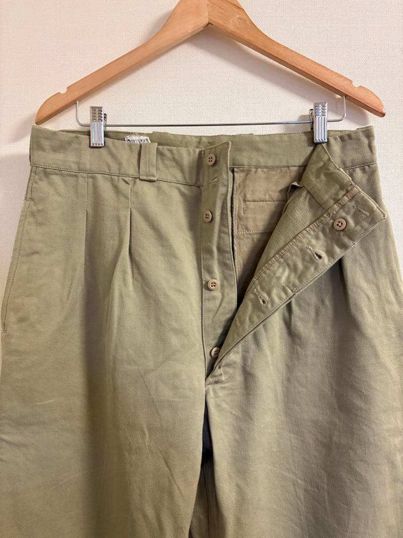 美品　50s 60s フランス軍 M52 後期　シングル裾DELESALLE製