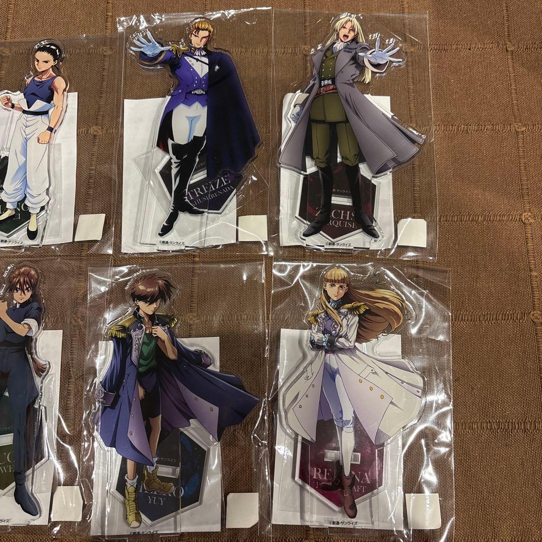 ガンダムW 30周年記念 アクリルスタンド　全8種セット