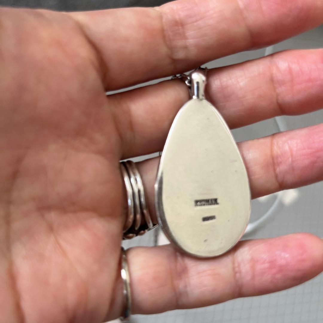 ★レッドマン★希少　最終お値下げ　インディアンジュエリー　ターコイズペンダント