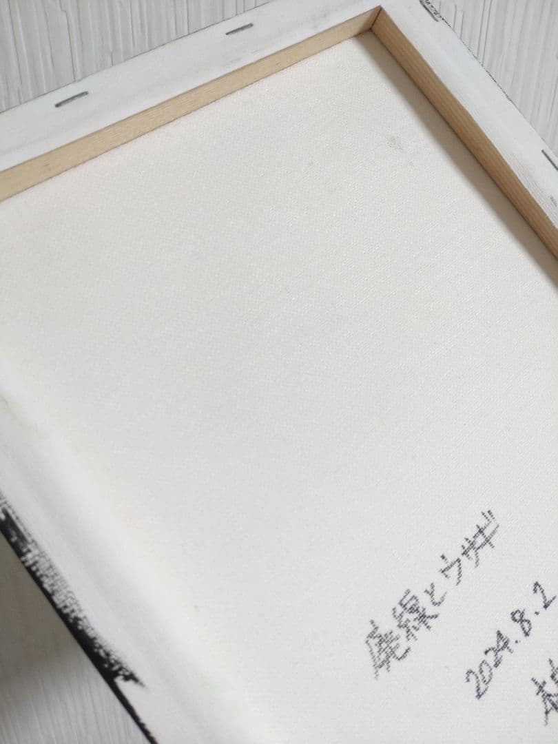 兎の油絵【廃線とウサギ】1点物/油彩画/絵画/F3号キャンバス