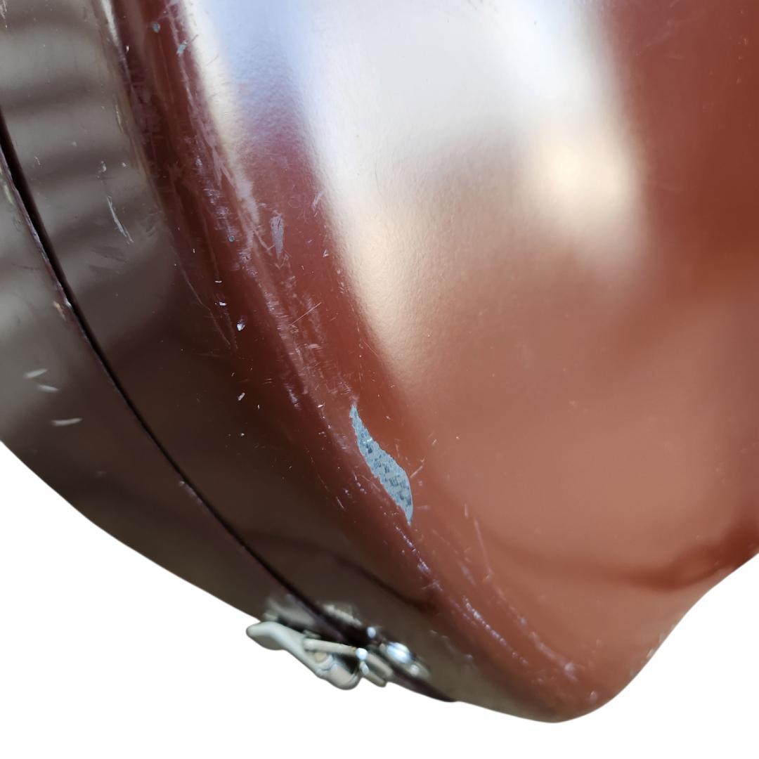 チェロ用ハードケース ブラウン 傷有 金具調整可 ストラップ付