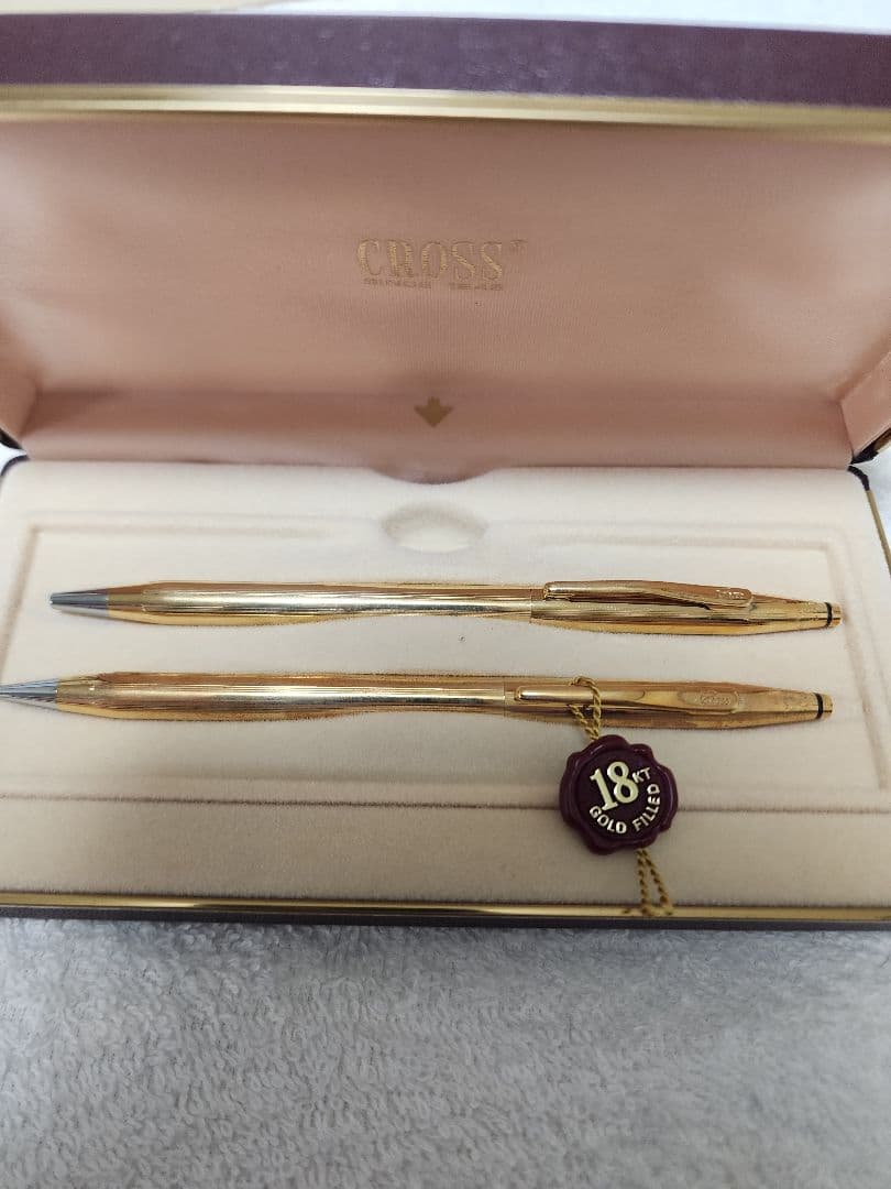 クロス　CROSS　18KT　ボールペン　２本セット　中古