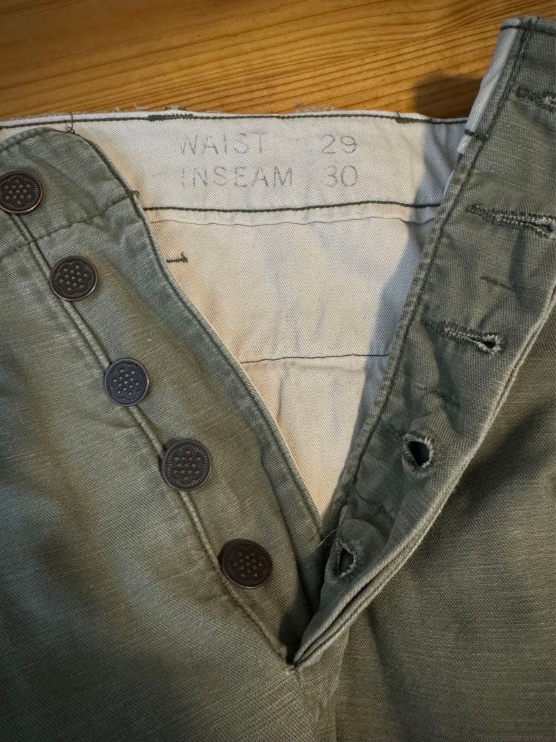 RRL ダブルアールエル フィールドチノ 29/30 オリーブ 13スター