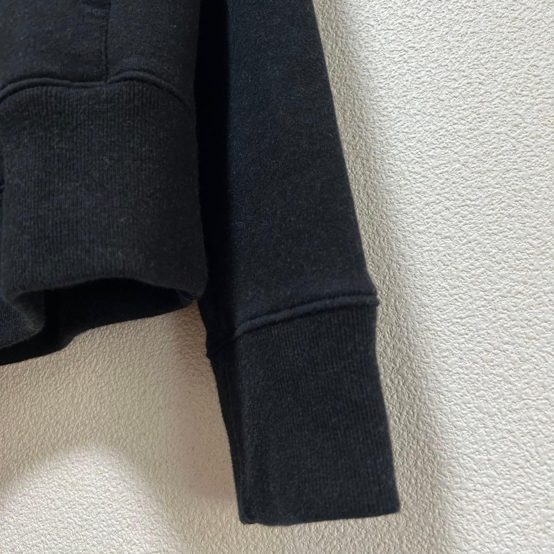 MAISON KITSUNE メゾンキツネ パーカー オールブラック ウール混