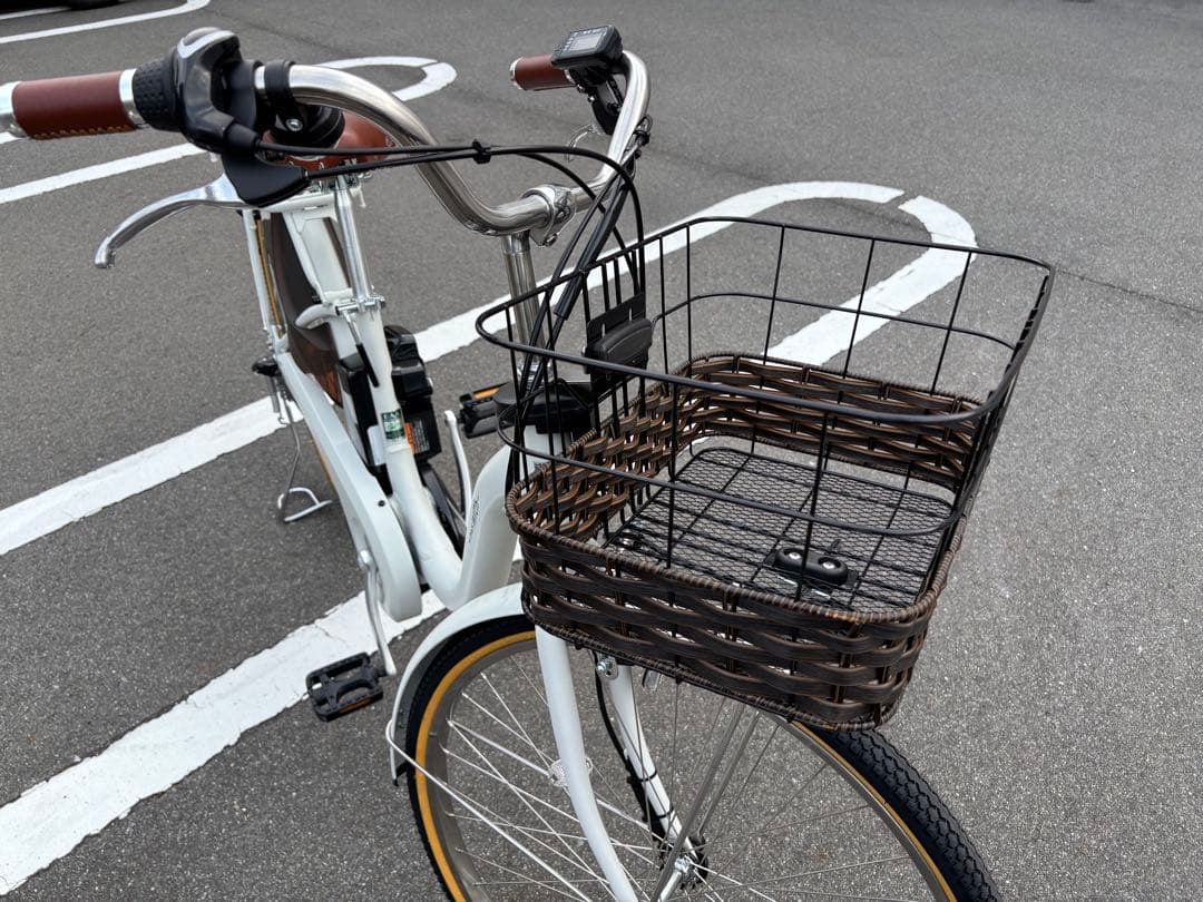 YAMAHA PAS with 26インチ電動アシスト自転車 前カゴ付き