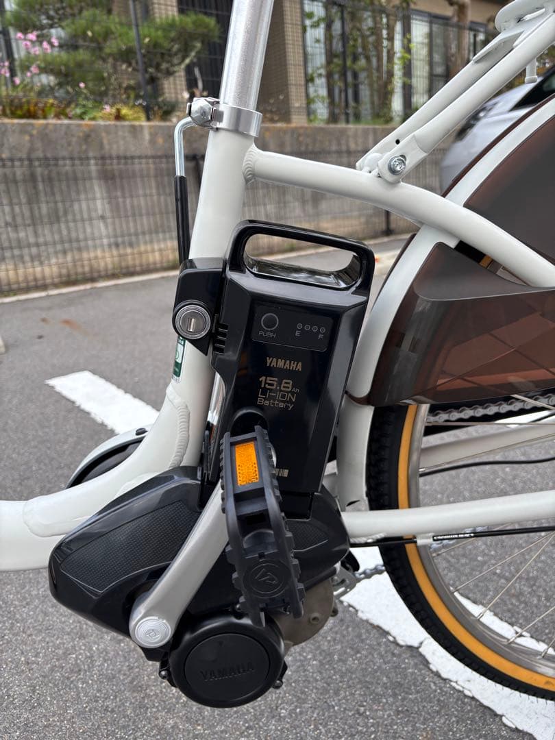 YAMAHA PAS with 26インチ電動アシスト自転車 前カゴ付き