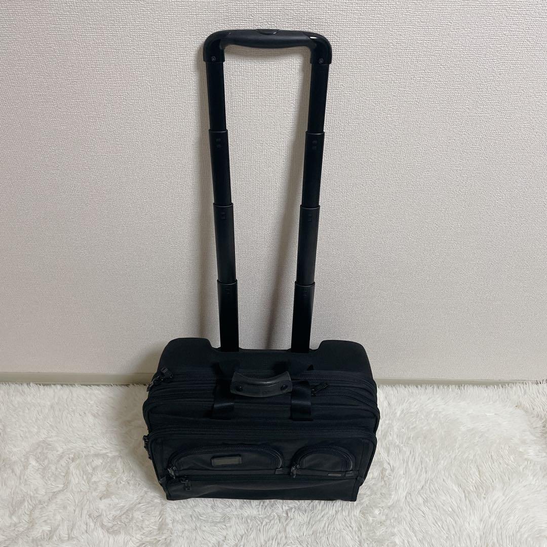 ✨極美品✨TUMI アルファDX 機内持込 キャリーケース イニシャル入り