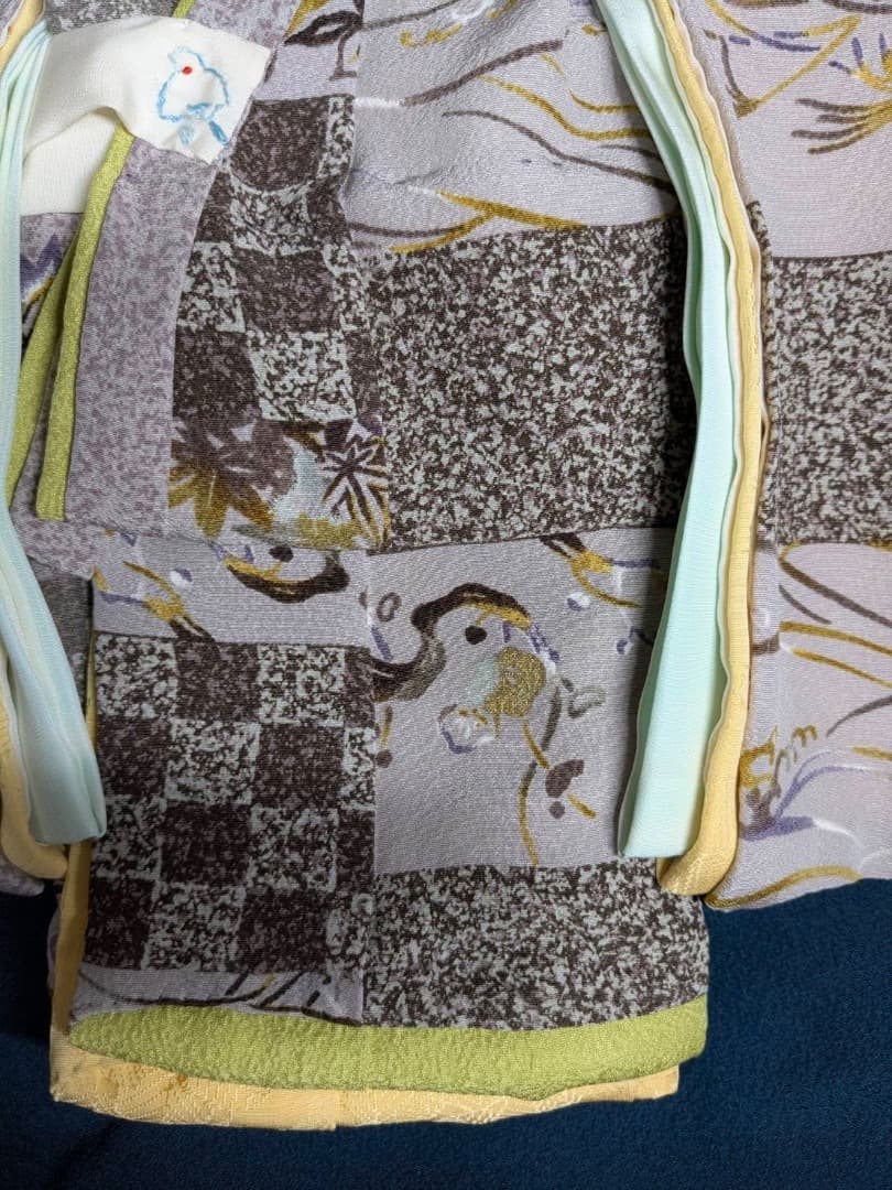 [静] 市松人形 男の子10号サイズの着物と長襦袢のセット