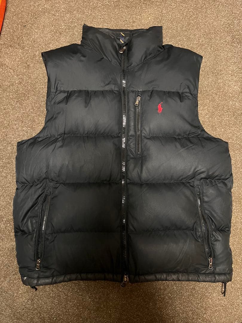 Ralph Lauren ダウンベスト ブラック L