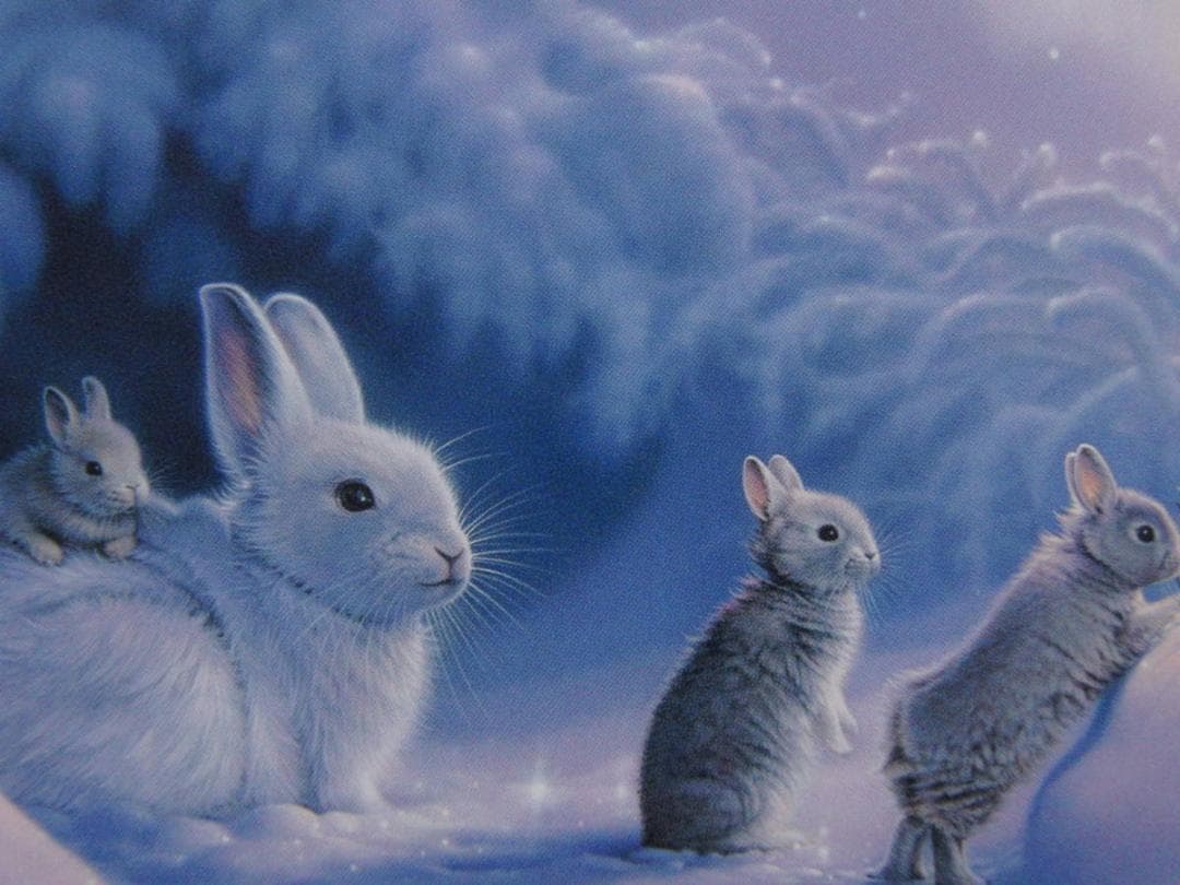 カーク・レイナート、【AE　スナグル　バニーズ】希少な額装用画集より、新品額装付