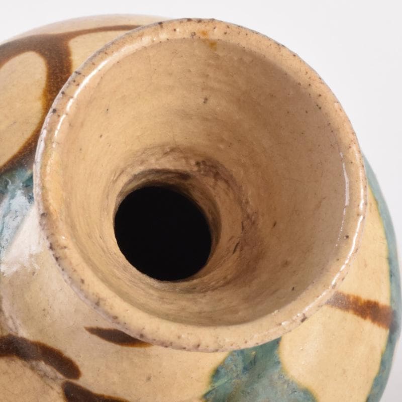 茶道具　美濃焼　加藤芳平作　色絵　水注　執壷　C　7223