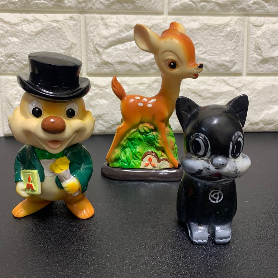 銀行 ソフビ貯金箱 ノベルティ 当時物　まとめ15個