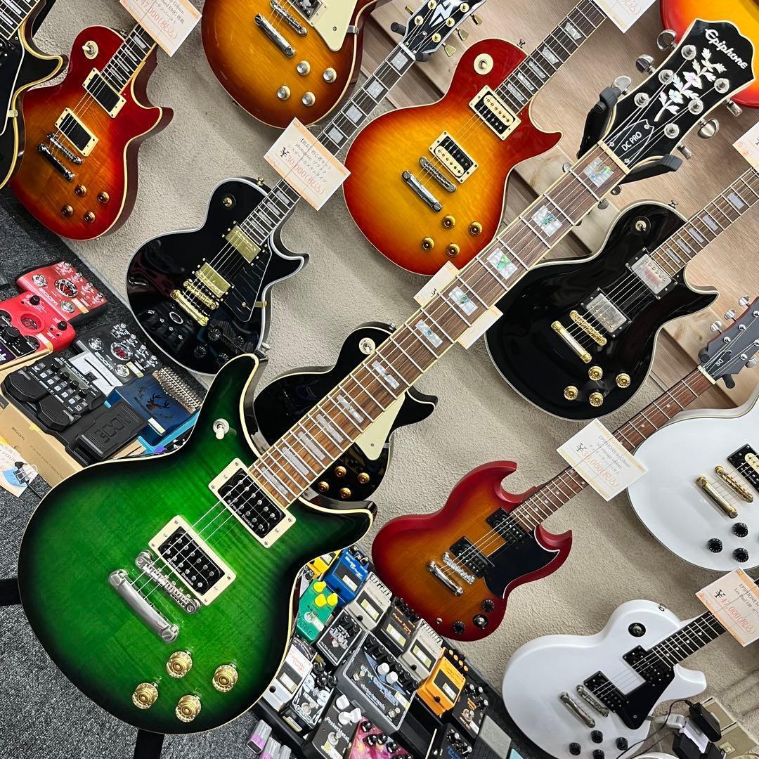【10907】 Epiphone Les Paul DC PRO Green