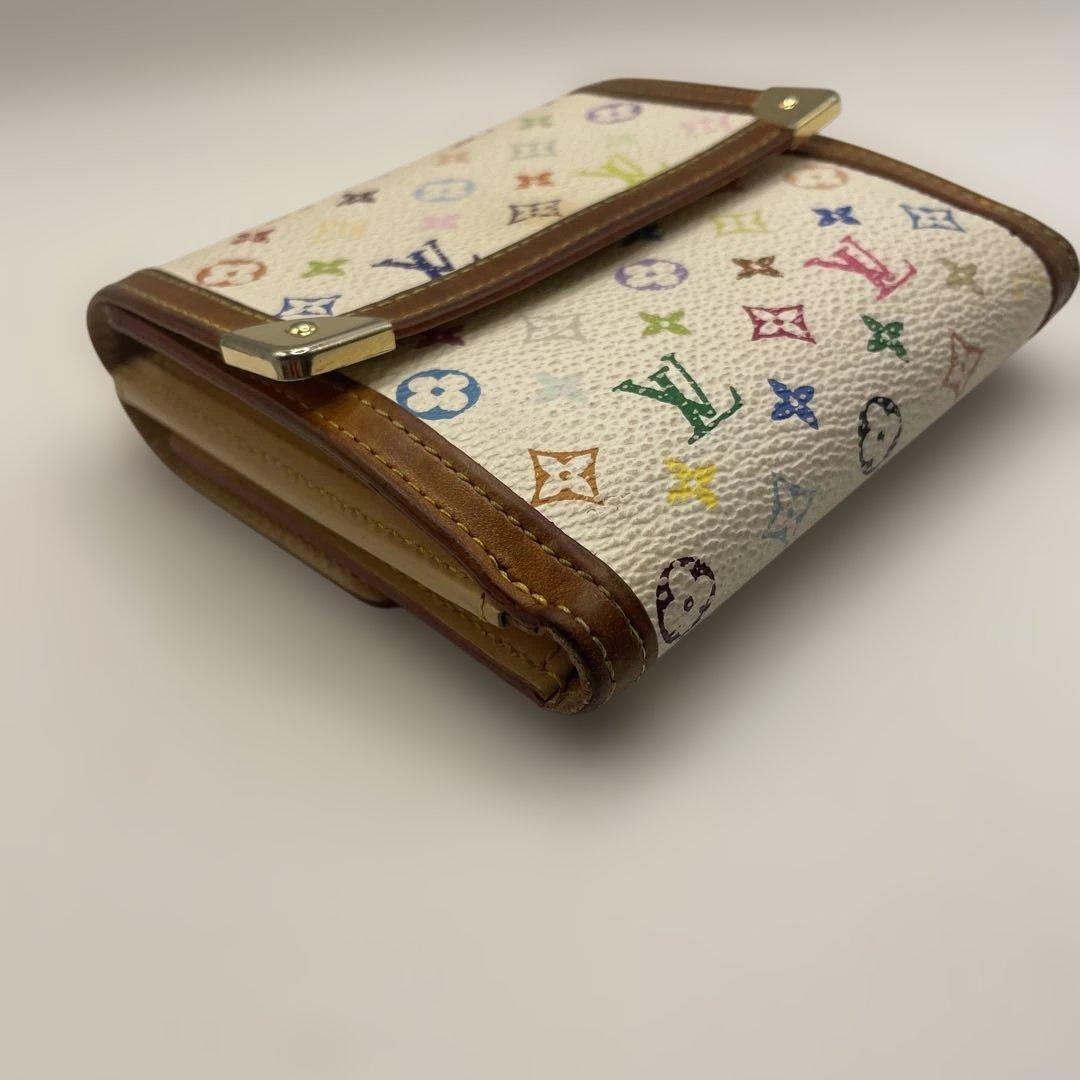 Louis Vuitton 二つ折り財布 ホワイト・マルチカラー本日限定価格