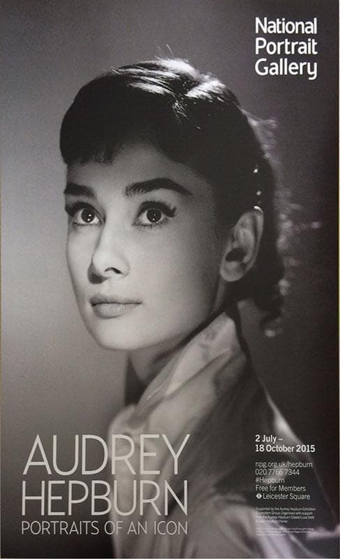 オードリーヘップバーン/エキシビジョンポスター/アートポスター