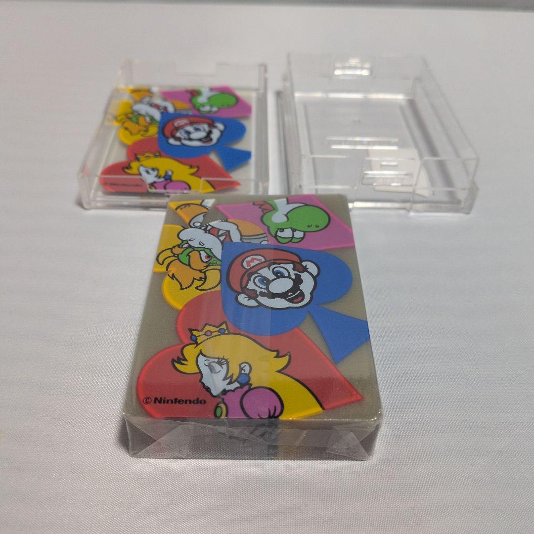Nintendo マリオ クリンスルー トランプ 3点セット 未使用