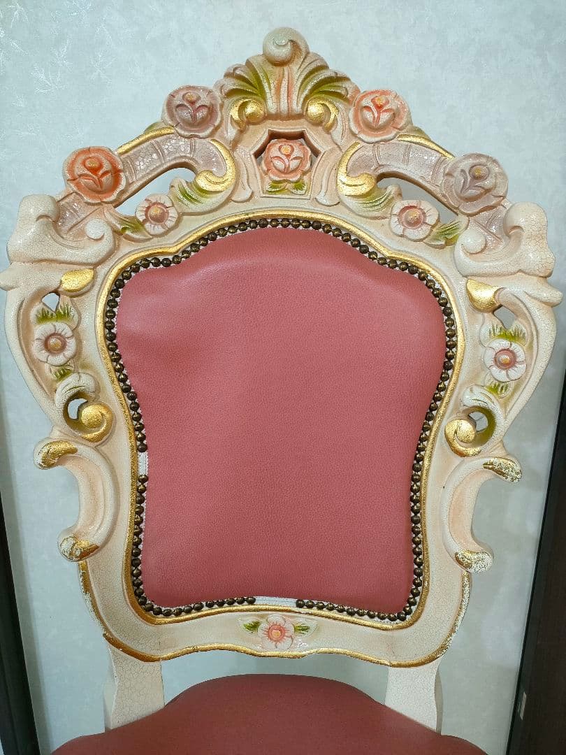 ロココ調 ダイニングチェア 1脚（４つ目）