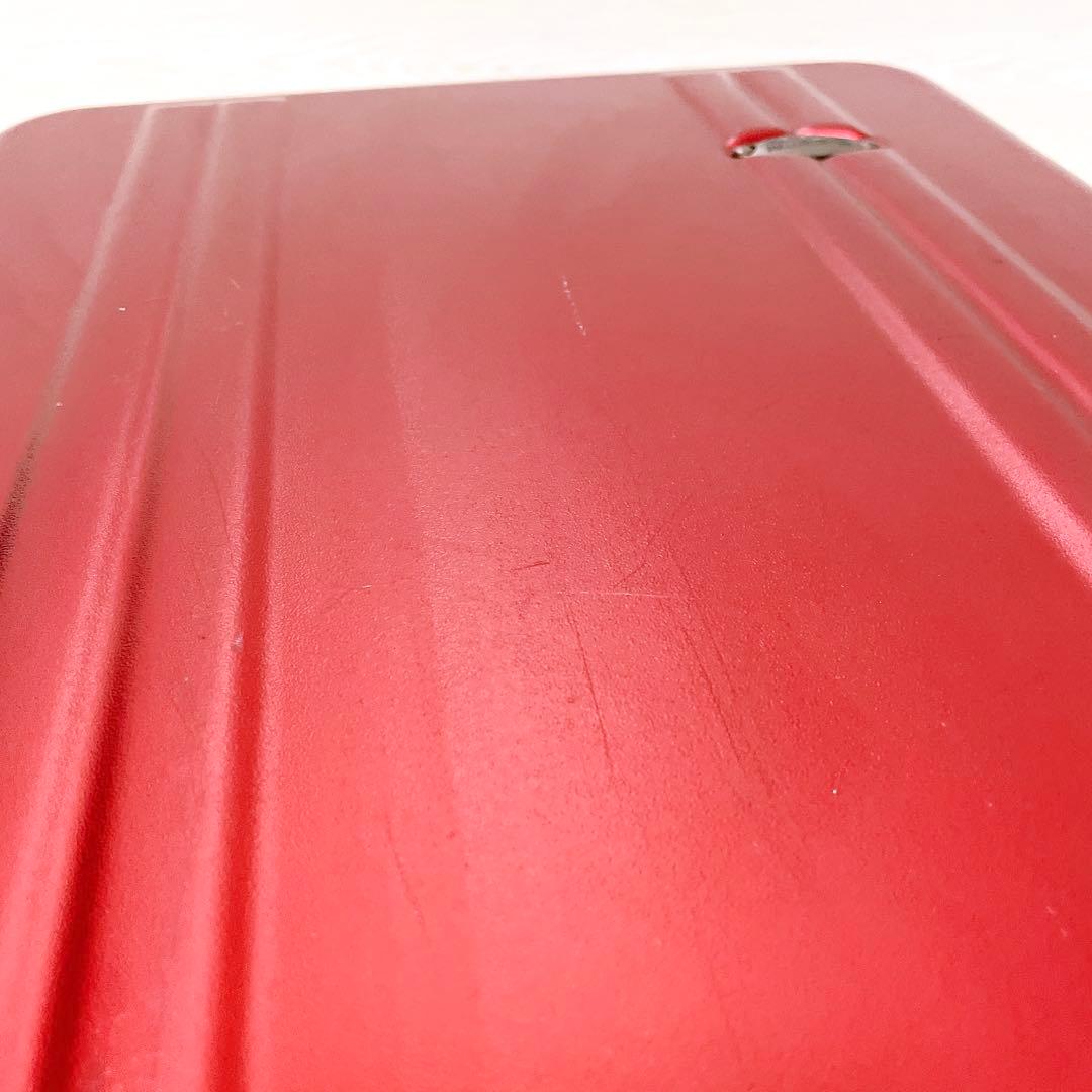 ゼロハリバートン スーツケース 36L 2輪 機内持込可 1〜2泊 出張 レッド