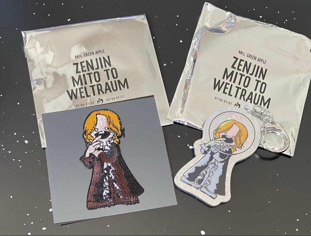 ミセスグリーンアップル ゼンジン　ガチャ　藤澤涼架　キーホルダー　ワッペン