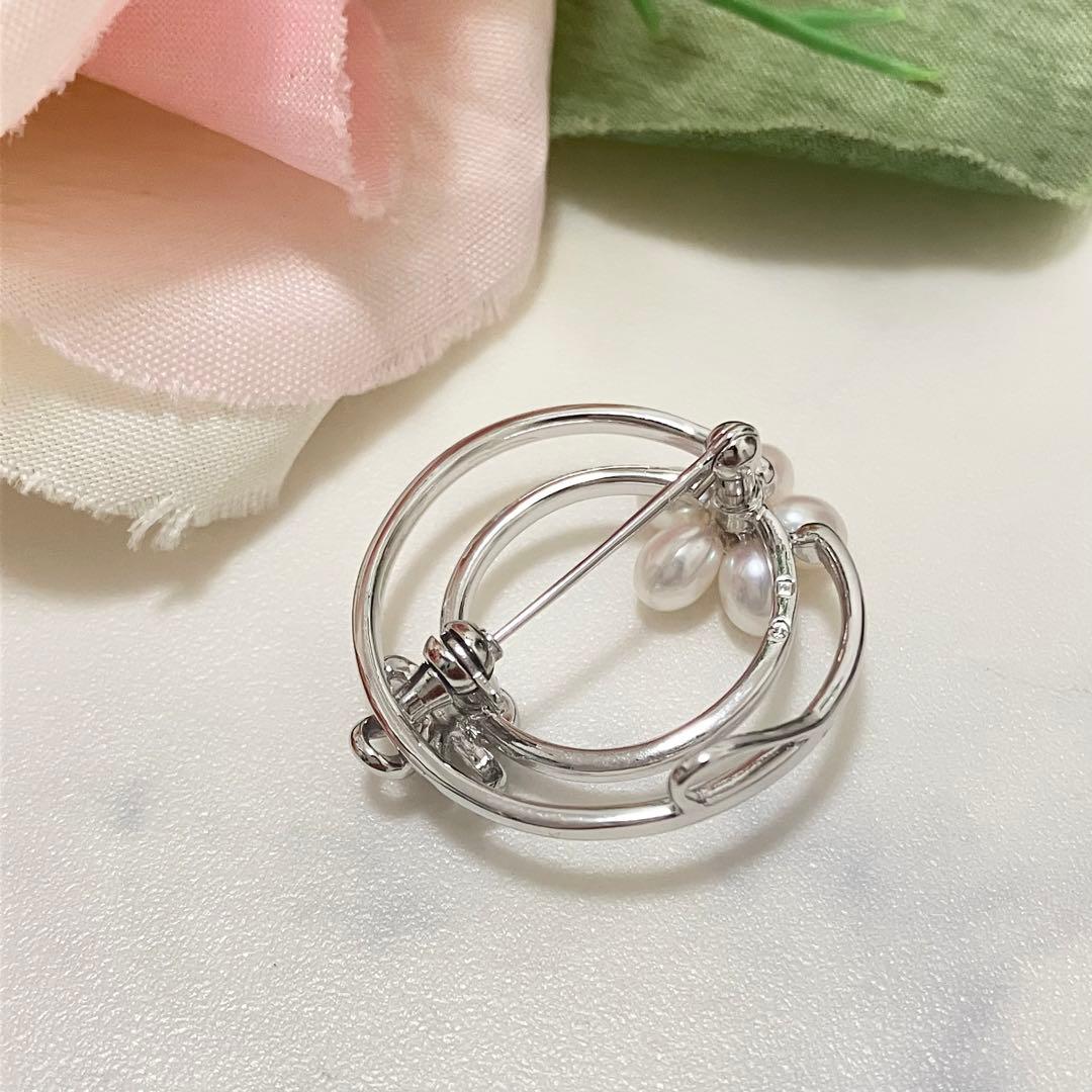 n様⭐︎TASAKI✨田崎　ブローチ　ピンブローチ　silver