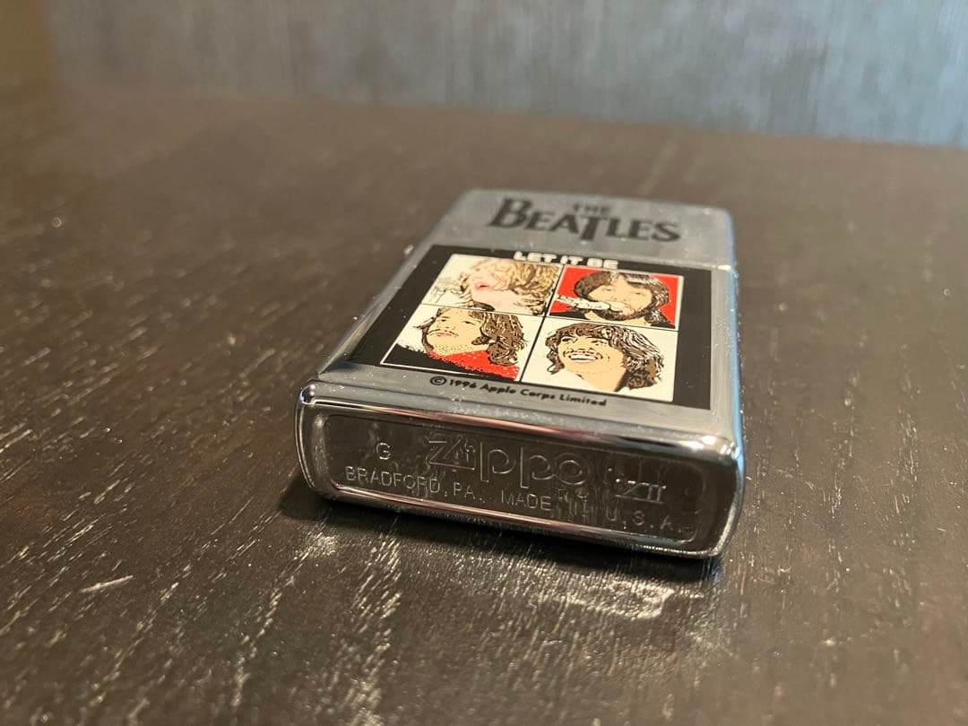 【未使用】ZIPPO & キーリングセット The Beatles 1996年製