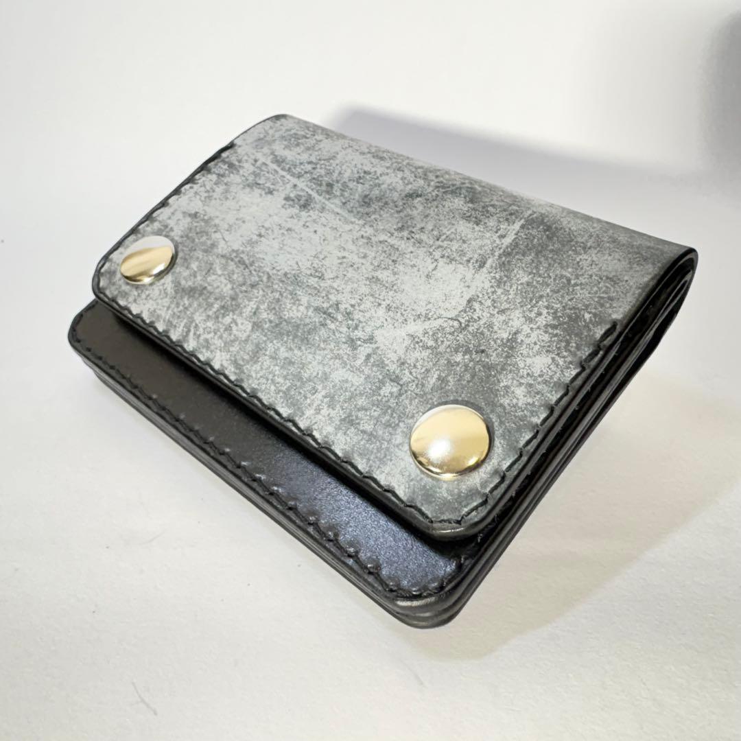 れんれんページ　トラッカーウォレット　ショート　ブライドルレザー