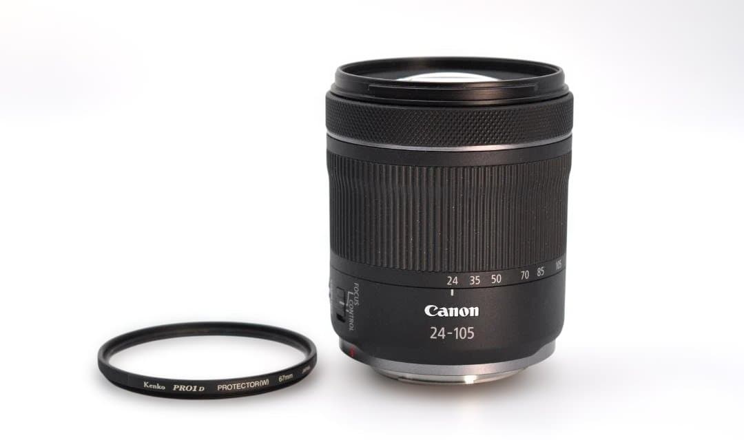 Canon RF 24-105mm F4-7.1 IS STM フィルター付き