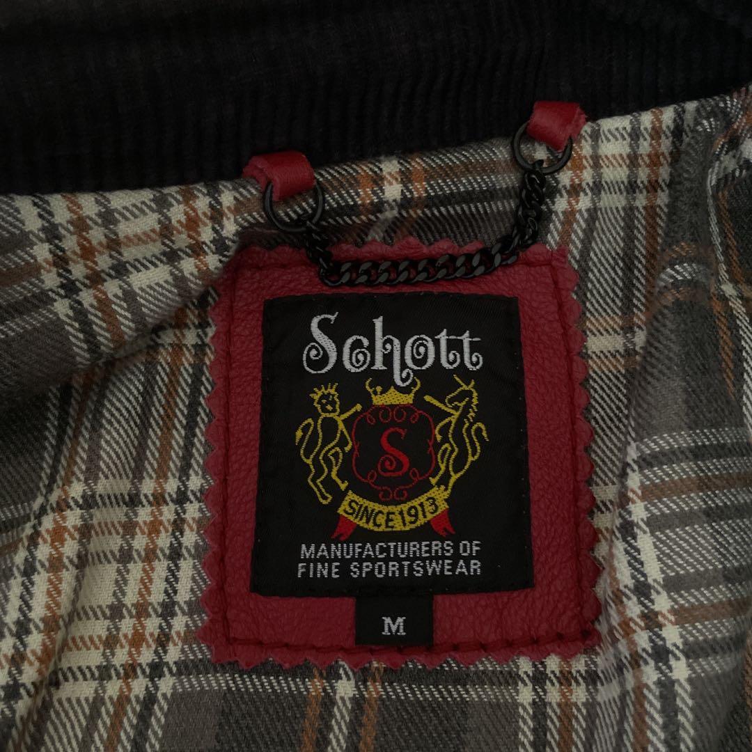 美品 Schott ショット クラシックレーサー レザーライダースジャケット M