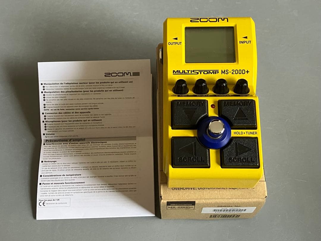 ZOOM MS-200D＋　歪み専用 マルチエフェクター