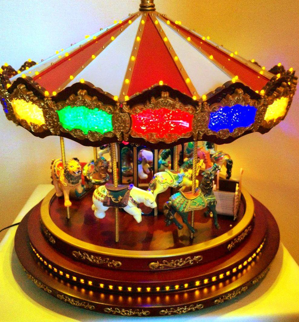 ミスタークリスマス カルーセル　メリーゴーランド　クリスマス　大型　オルゴール