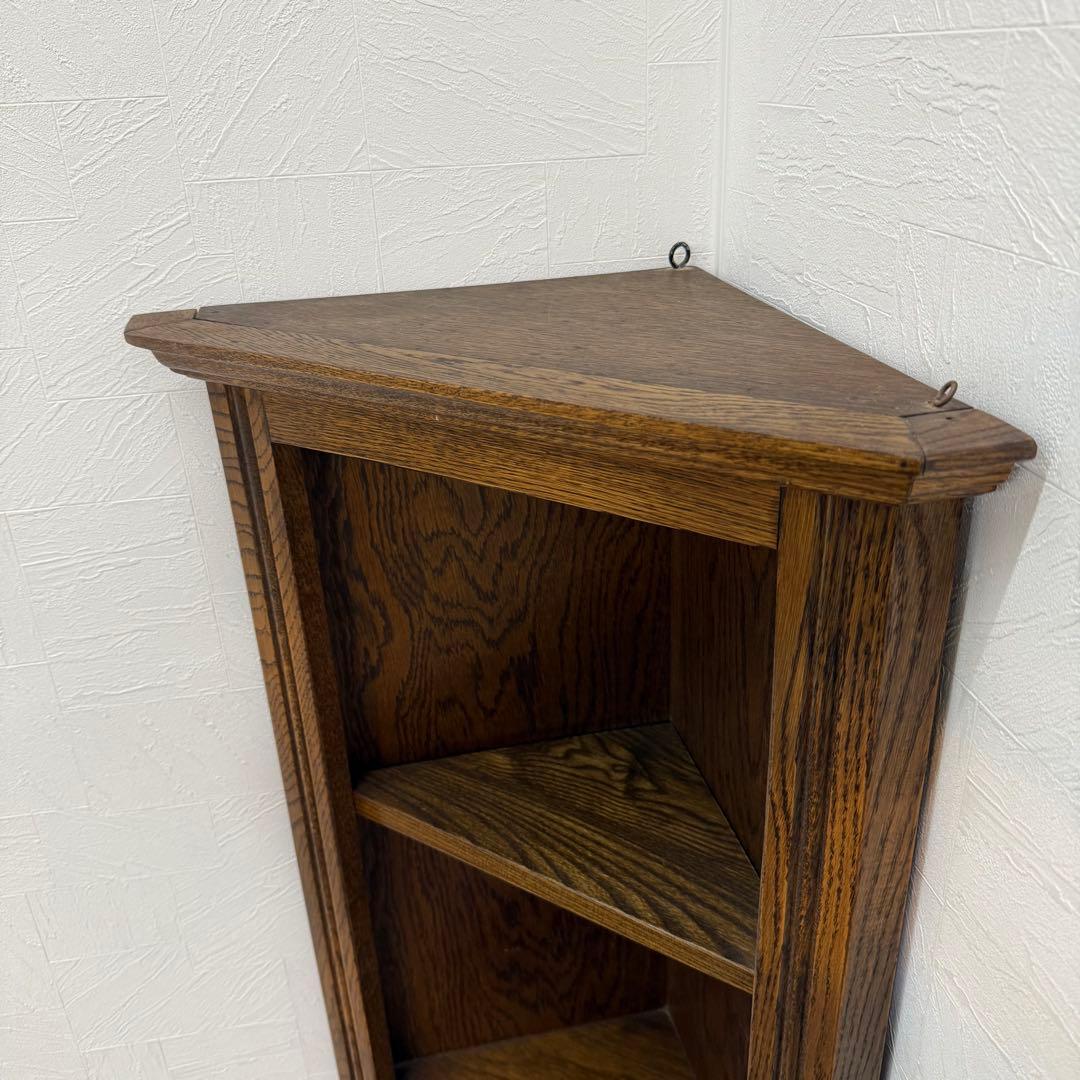 H110K27b アンティーク調 コーナーキャビネット