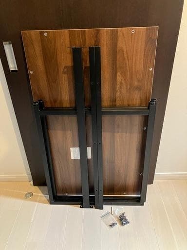 ほぼ新品✨ブラウン×ブラック パソコンデスク 幅120 奥行60