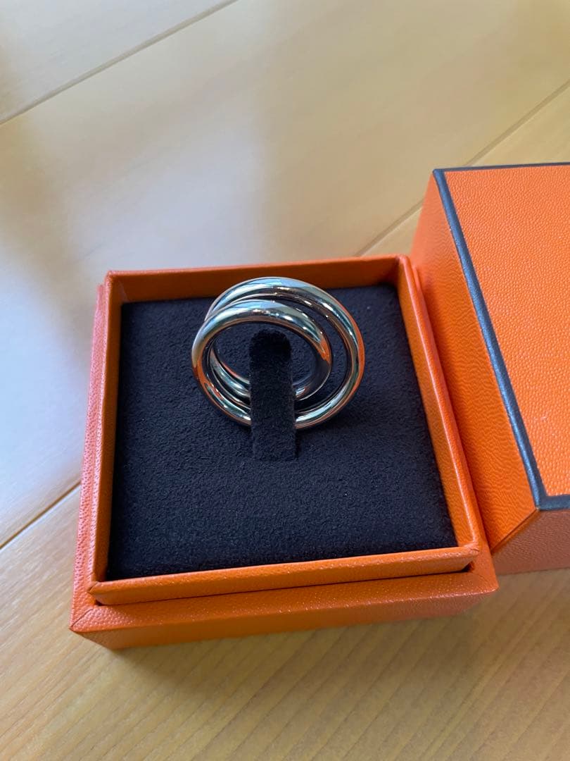 エルメス　シルバーリング51 11号