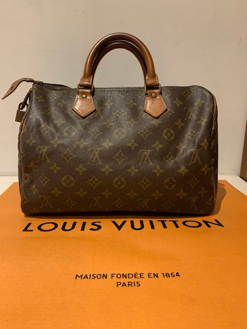 【美品】Louis Vuitton モノグラム スピーディ30 ハンドバッグ