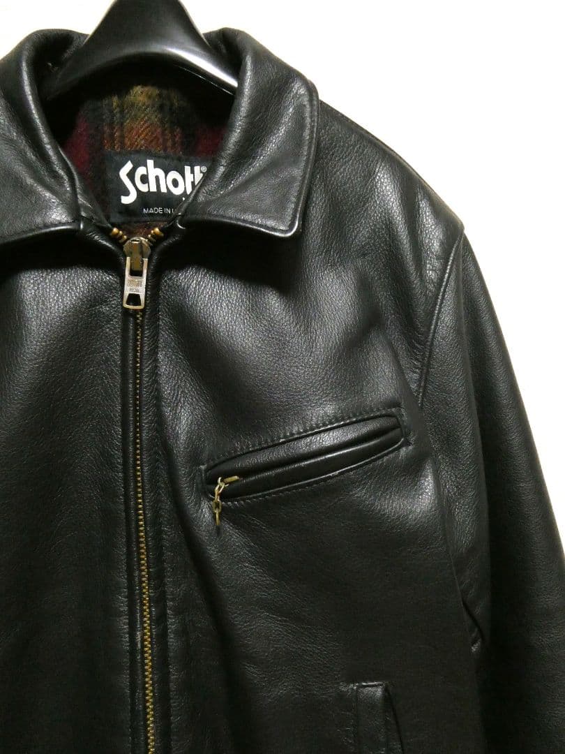 激レア！美品！ハイウェイマンタイプ！ショット681襟付トラッカージャケット38