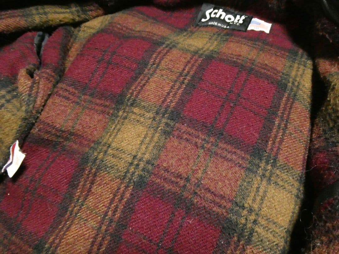 激レア！美品！ハイウェイマンタイプ！ショット681襟付トラッカージャケット38