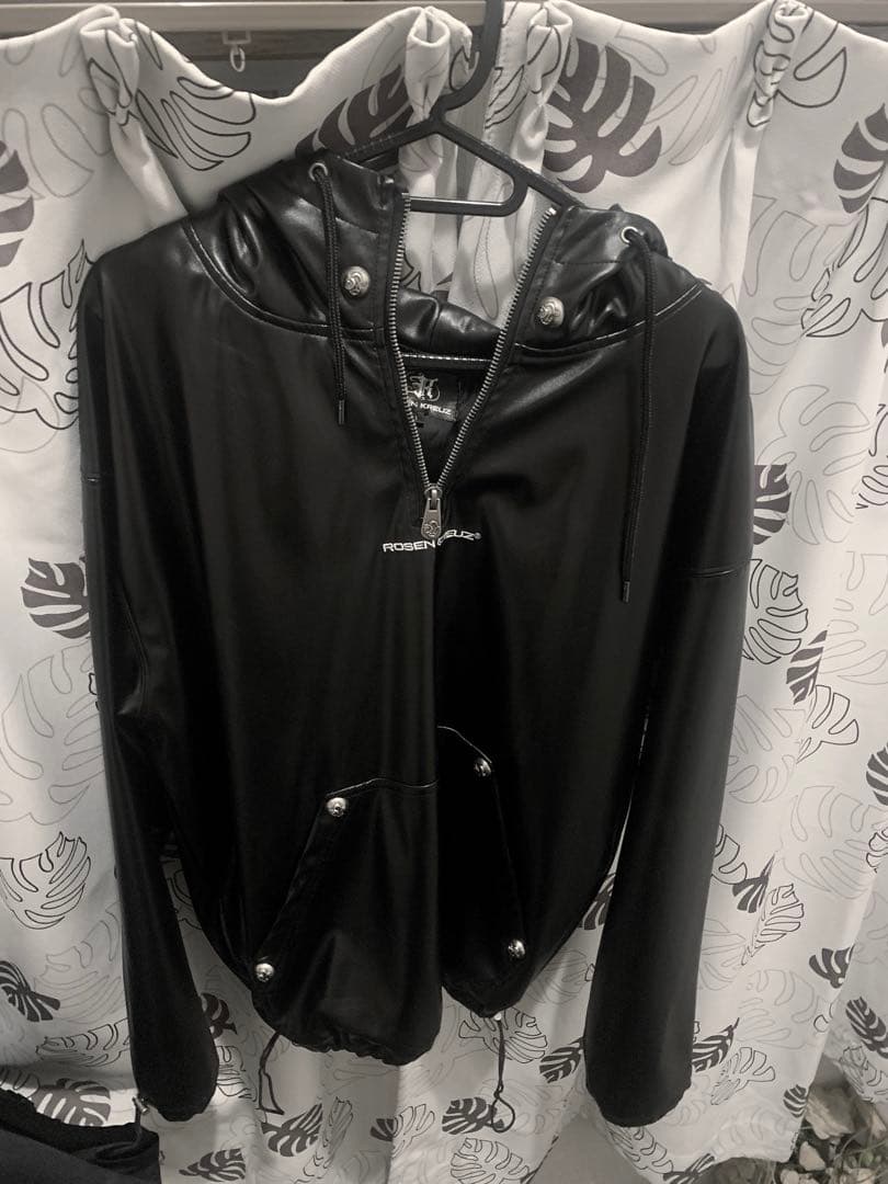 【Rosen Kreuz】leather half zip hood サイズ1