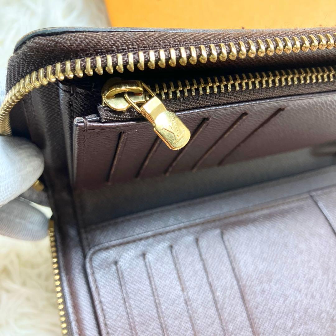 【美品】ルイヴィトン＊ダミエ ジッピー コンパクト N60028