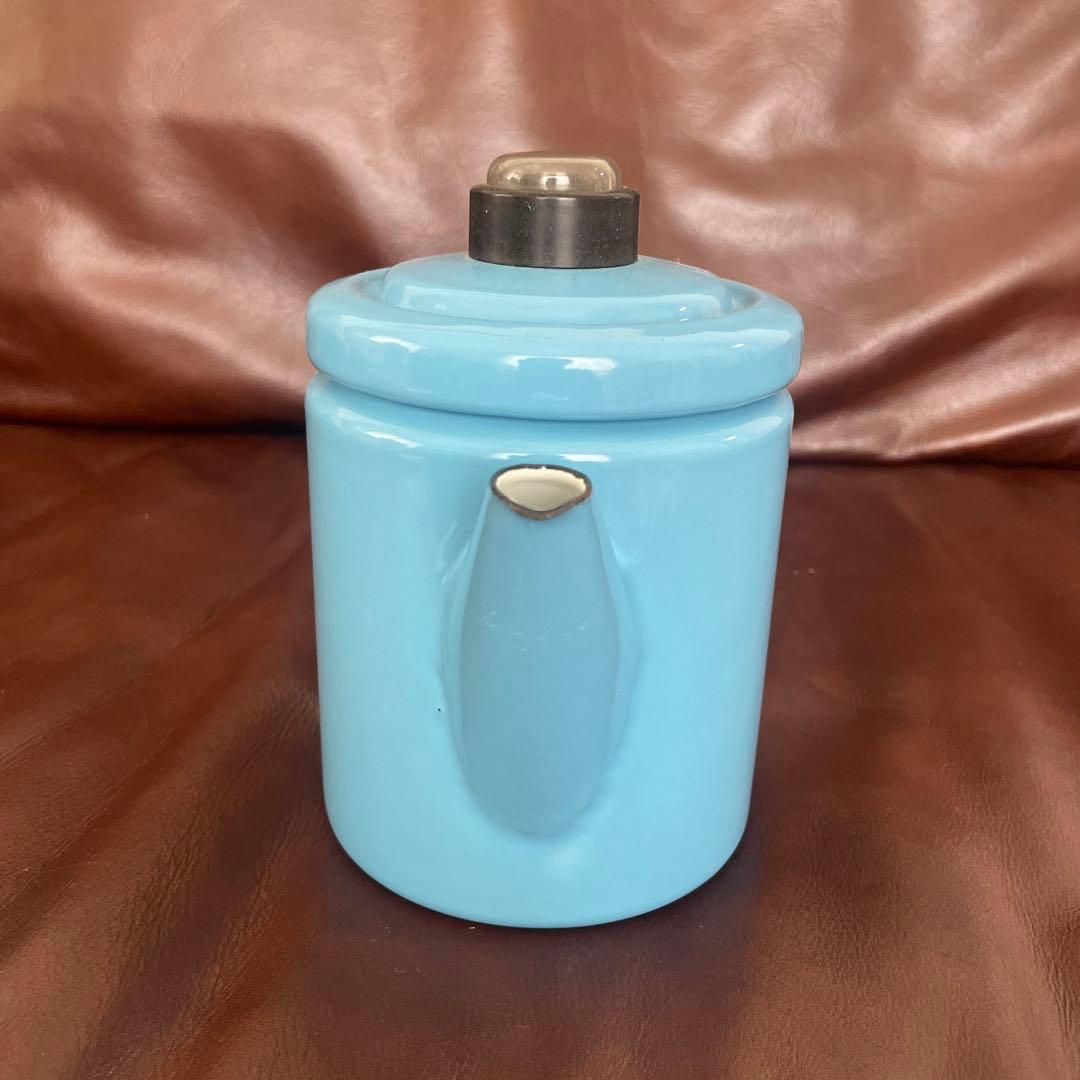 ヌルメスニエミ 水色 ポット ビンテージ アンティーク 北欧 かもめ食堂 ケトル