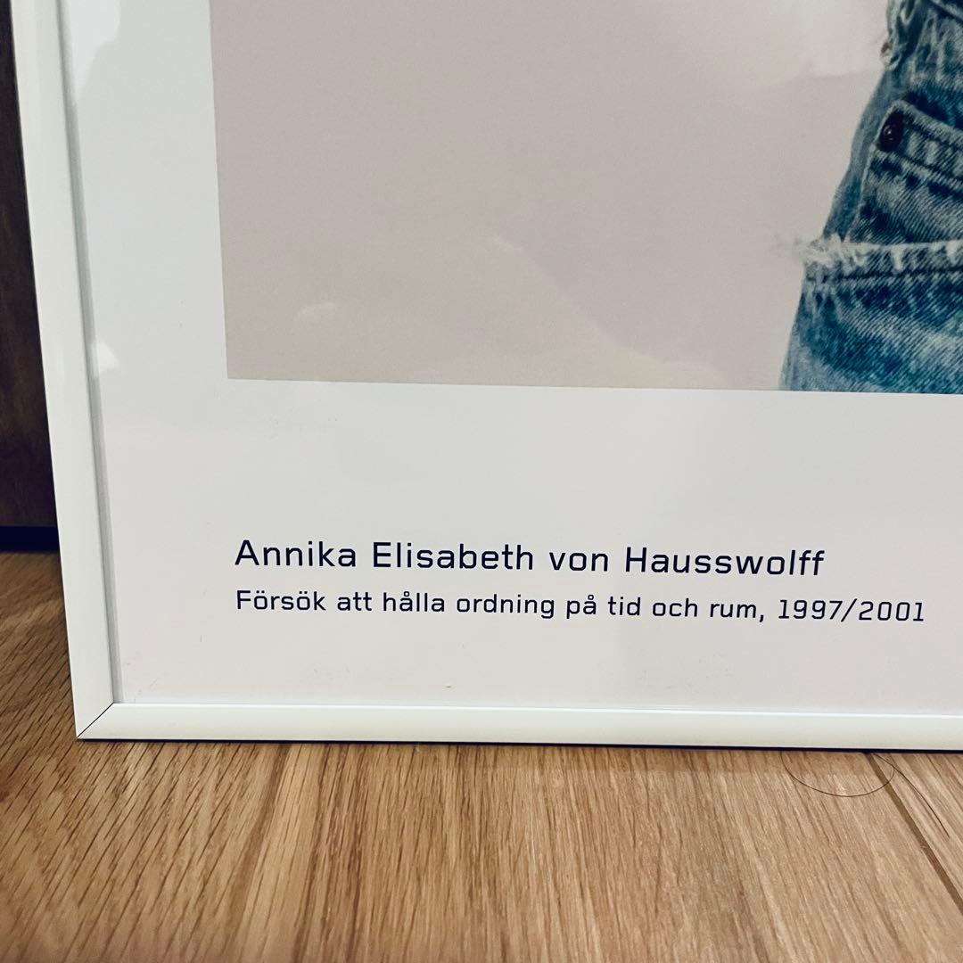 特注額装付き アニカ・エリザベス・フォン・ハウスヴォルフ 展覧会ポスター