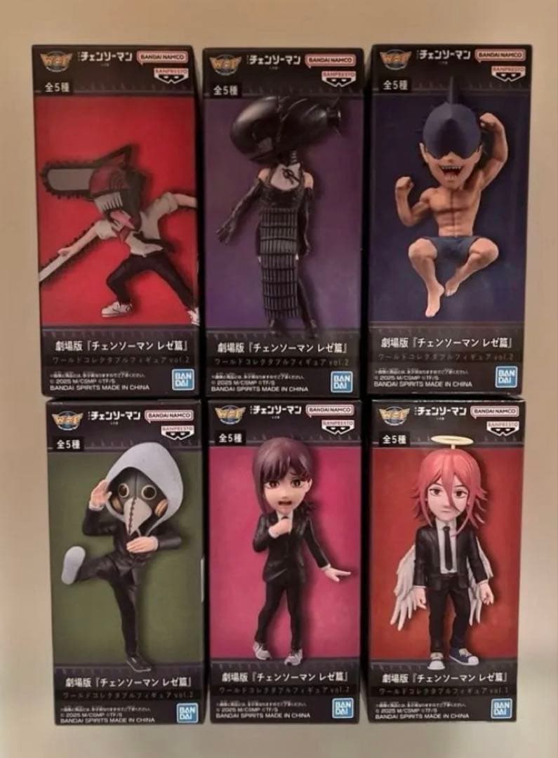 チェンソーマン レゼ篇 ワールドコレクタブルフィギュア 6種