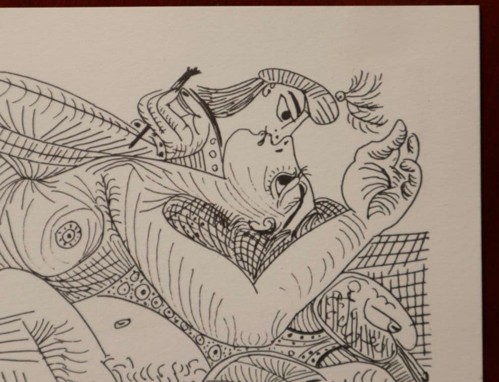 【未使用】【ピカソ 真作】真作保証紙COA付き✰大変希少なエッジング画集✰