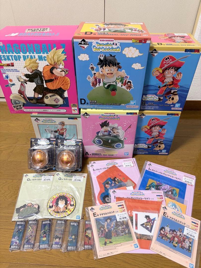【セット商品】ドラゴンボール一番くじ snapコレクション2 A・B・C・D賞