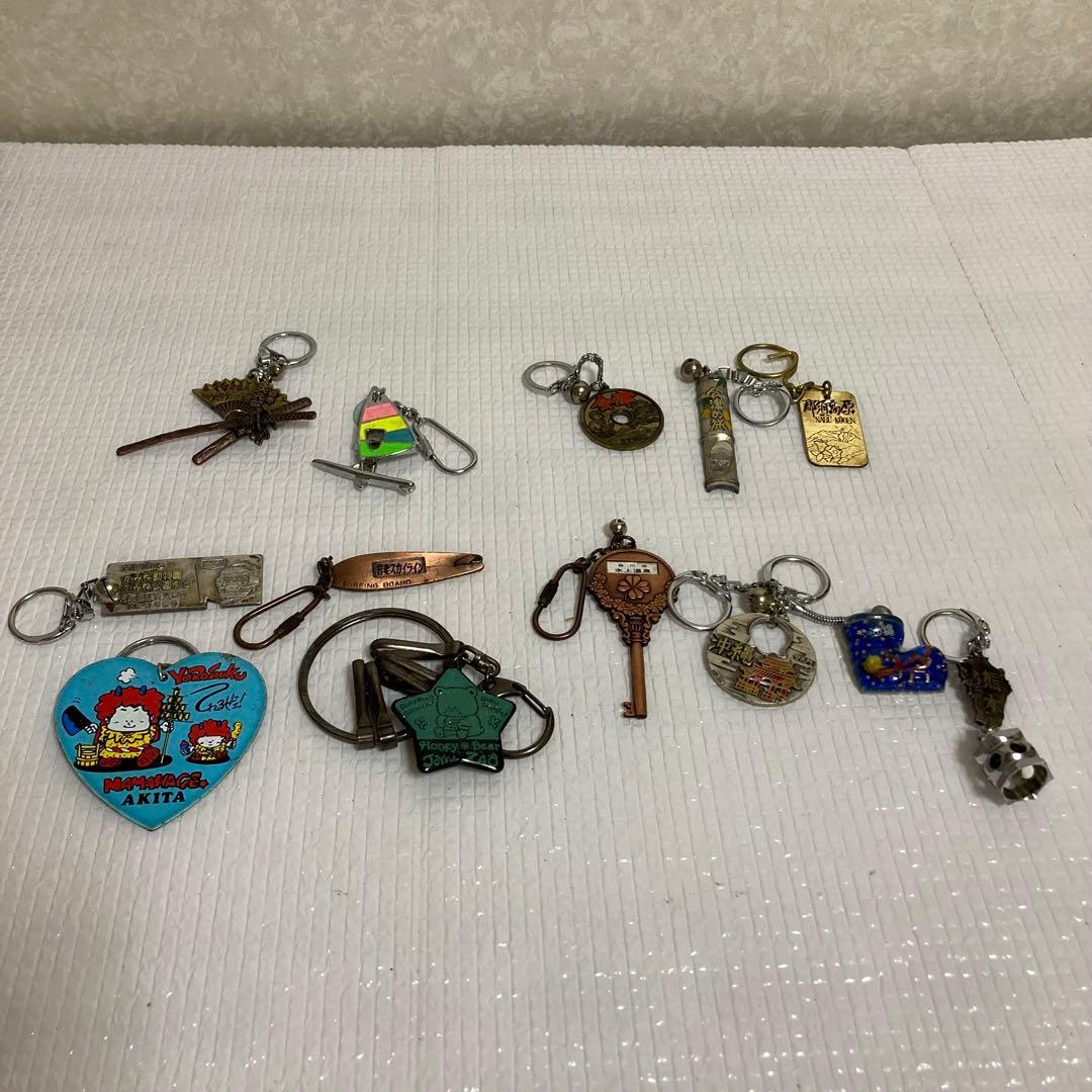 昭和レトロ ご当地キーホルダー まとめ売り 観光地 ヴィンテージ 秋田 沖縄 他